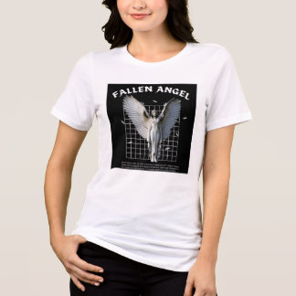 En Tri-matière T-shirt graphique gothique ange déchu esthétique s