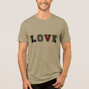 En Tri-matière T-Shirt Graphique Impression Artistique Original