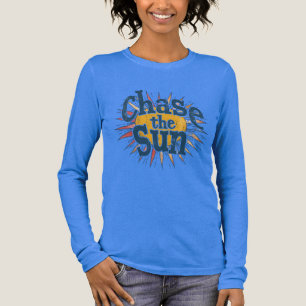 En Tri-matière T-Shirt Graphique Motivant "Chase the Sun"