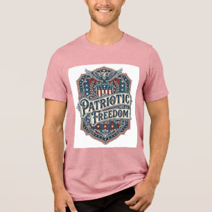 En Tri-matière T-shirt graphique vectoriel gospel country patriot
