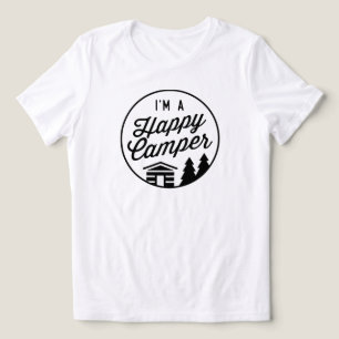 En Tri-matière T-shirt Happy Camper - coupe femme