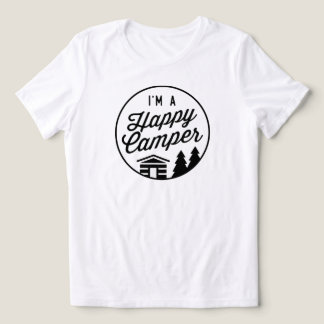 En Tri-matière T-shirt Happy Camper - coupe femme
