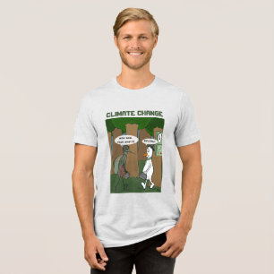 En Tri-matière T-shirt homme à trois mélanges pour le changement 