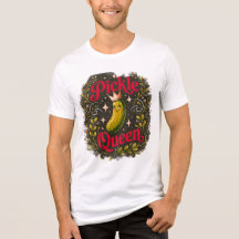 T-shirt homme Funny Pickle Queen - Alimentation fa