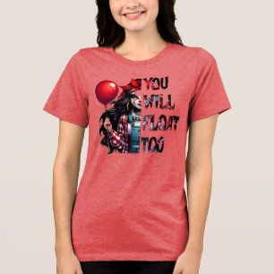 En Tri-matière T-shirt Horreur « Tu Flotteras Aussi »