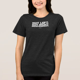 En Tri-matière T-shirt indépendant non droit