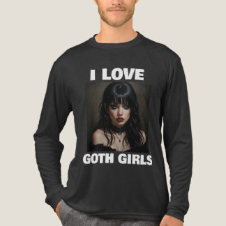 EN TRI-MATIÈRE T-SHIRT J'ADORE LES FILLES GOTH