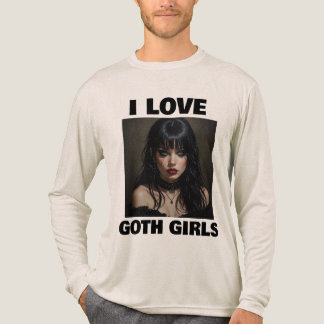 EN TRI-MATIÈRE T-SHIRT J'ADORE LES FILLES GOTH