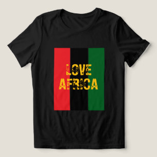 En Tri-matière T-Shirt J'aime l'Afrique