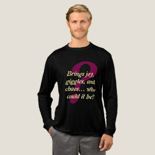 En Tri-matière T-shirt Jeu-questionnaire familial pour papa