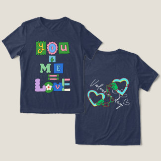 En Tri-matière T-Shirt la Saint-Valentin pour cadeau