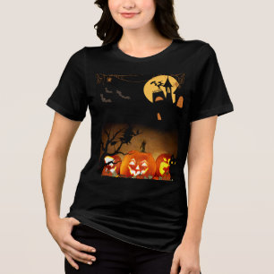 En Tri-matière T-shirt magique éffrayante tombée de la nuit