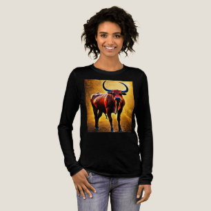 En Tri-matière T-shirt Majestueux Rhinocéros Savane – Ani Faune