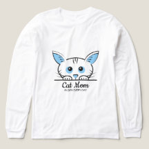 T-shirt maman amoureuse de chat mignon
