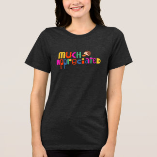 En Tri-matière T-shirt Merci coloré très apprécié