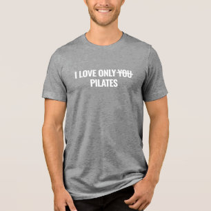 En Tri-matière T-shirt mince homme J'Aime Seulement Pilates
