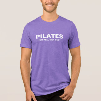 En Tri-matière T-shirt mince homme | Pilates pour hommes réels un