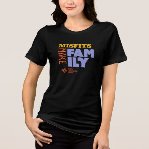 En Tri-matière T-shirt Misfits Make Family Dark