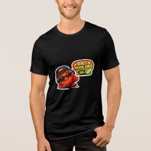 En Tri-matière T-shirt « Mode Frère Activée » Personnage Animé
