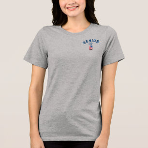 En Tri-matière T-shirt NYC Skyline American Flag Senior Year