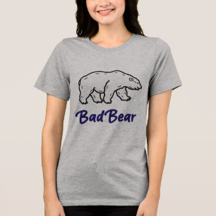 En Tri-matière T-shirt Ours Mauvais – Graphique Ours Polaire Atti