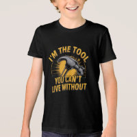 T-shirt Outil marteau de citation amusant pour enf