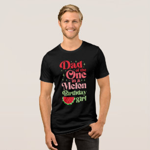 En Tri-matière T-shirt « Papa d'une fille qui est une perle rare