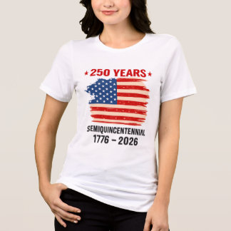 En Tri-matière T-Shirt Patriotique pour le 250e Anniversaire des