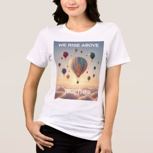 En Tri-matière T-Shirt personnalisé avec citation motivante