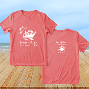 En Tri-matière T-Shirt personnalisé Croisière 50 ans & Fabuleux A
