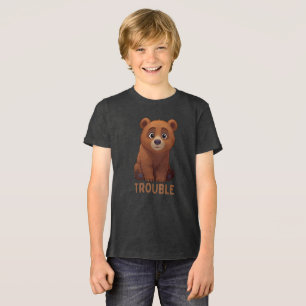 En Tri-matière T-Shirt "Petit Paw "Difficultés""