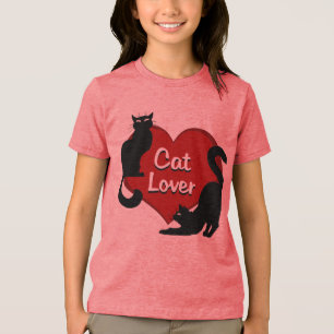 En Tri-matière T-shirt pour amateur de chats Enfants Vêtements et