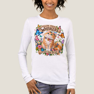 En Tri-matière T-shirt pour chat Suivez Vos Moustaches |