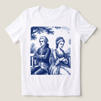 En Tri-matière T-shirt pour couple qui se dispute