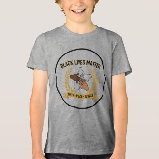 En Tri-matière T-shirt pour enfants Black Lives Matter | Égalité,