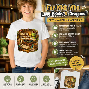 En Tri-matière T-shirt pour enfants - Dragon mignon amateur de li