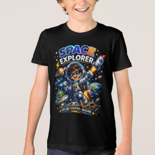 En Tri-matière T-shirt pour enfants sur l'espace Explorateur de