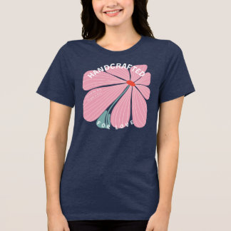 En Tri-matière T-shirt pour femmes fabriqué à la main pour l'amou