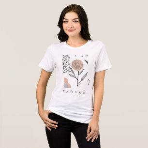 En Tri-matière T-shirt pour femmes « Je suis suffisant » Flo ab
