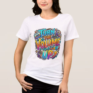 En Tri-matière T-Shirt pour femmes Montez le volume