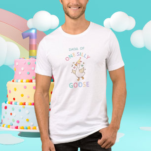 En Tri-matière T-shirt pour homme "Dada de One Silly Goose" premi