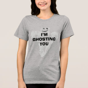 En Tri-matière T-shirt pour l'Halloween fantôme mignon