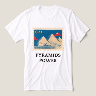 En Tri-matière T-Shirt Pouvoir de la Pyramide – Design Égyptien I