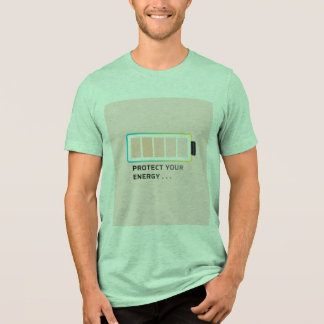 En Tri-matière T-Shirt Protégez Votre Énergie Batterie