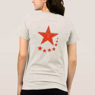 En Tri-matière T-shirt Red Star Tunic