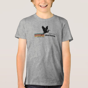 En Tri-matière T-shirt rétro pour enfants