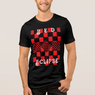 En Tri-matière T-shirt rouge éclipse