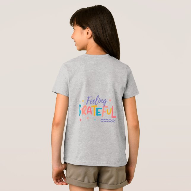 En Tri-matière T-shirt "Sentiment de gratitude" (Verso intégral)