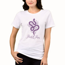 T-Shirt Serpent & Fleur "Pétales & Poison" -