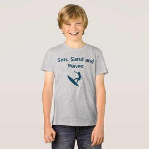 En Tri-matière T-shirt Soleil, Sable et Vagues